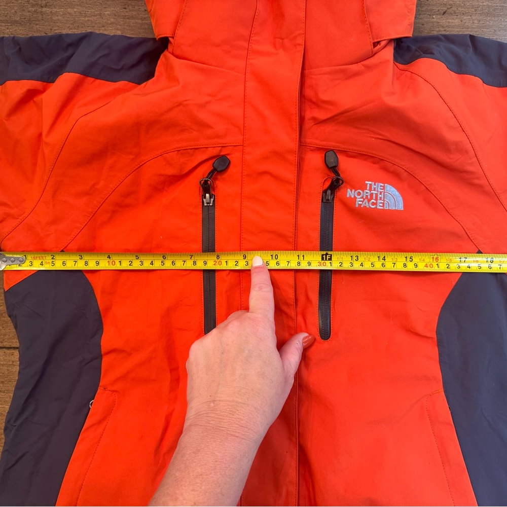 The North Face Bright Orange and Dark Gray Jacket - Picture 5 of 14